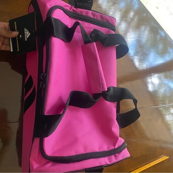 ADIDAS DIABLO SMALL DUFFEL Gym Bag adjustable shoulder strap padded haul handle - Picture 11 of 13